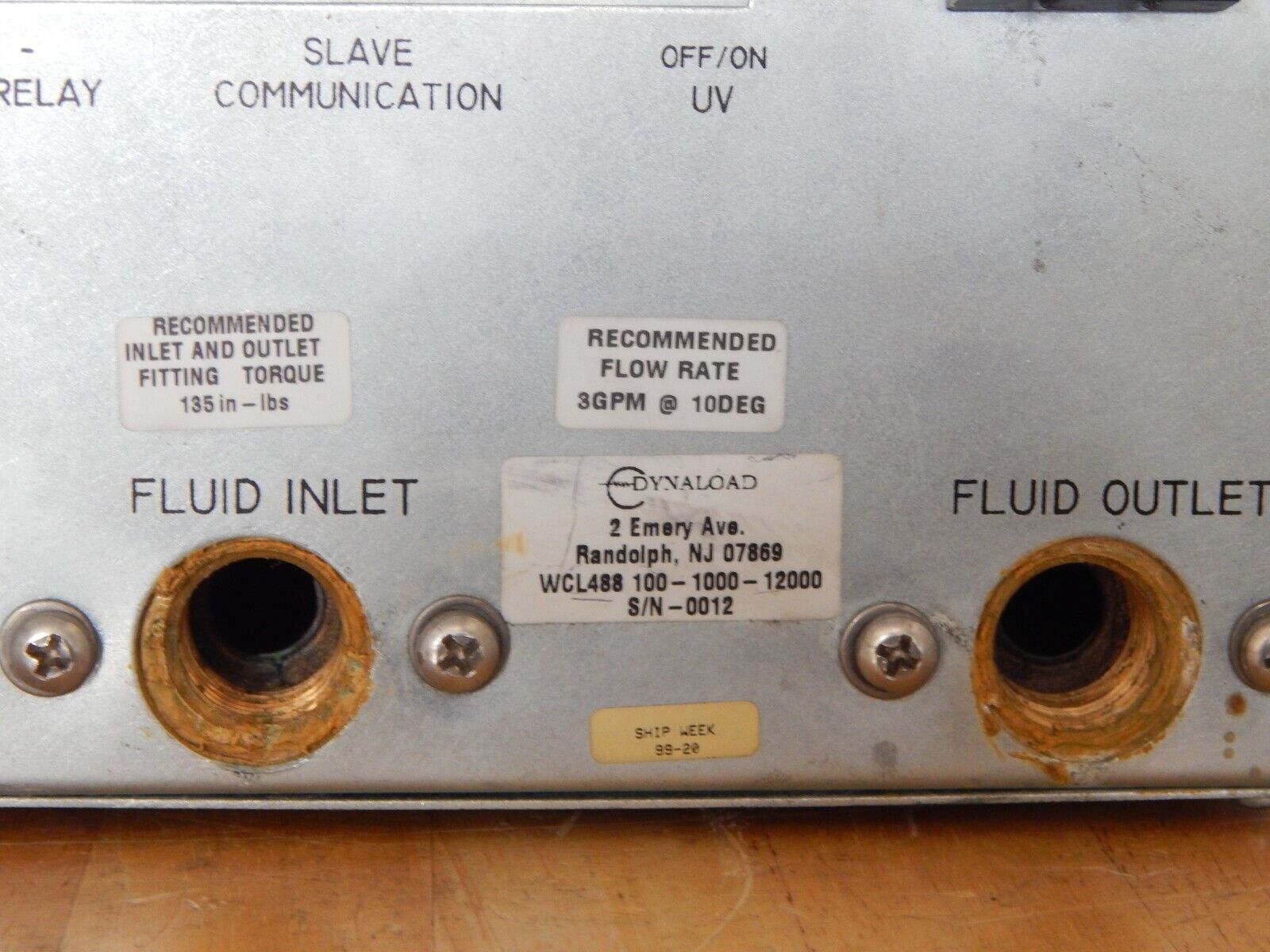 TDI WCL488 100-1000-12000 DC Electronic Load 100V 1000A 12 KW Water Cooled TDI WCL488 100-1000-12000 DC Electronic Load 100V 1000A 12 KW Water Cooled